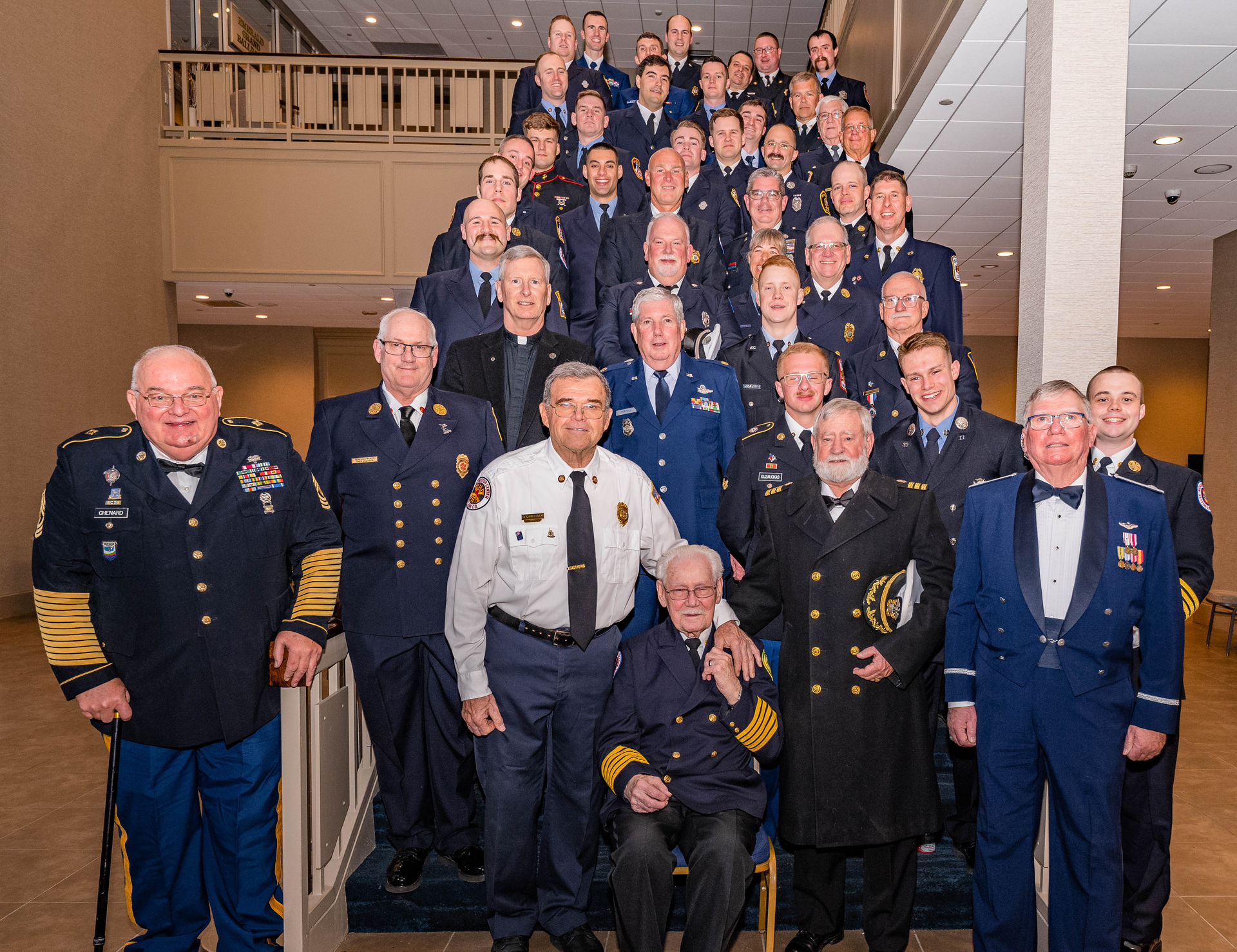 St. Michael&rsquo;s Fire & Rescue current members in March of 2022