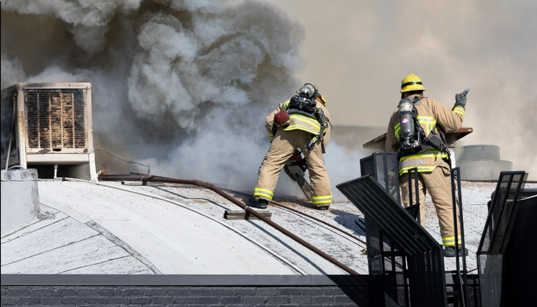 The Visalia Fire Department battled a blaze that started as a dumpster fire spread into an adjacent restaurant causing significant damage.