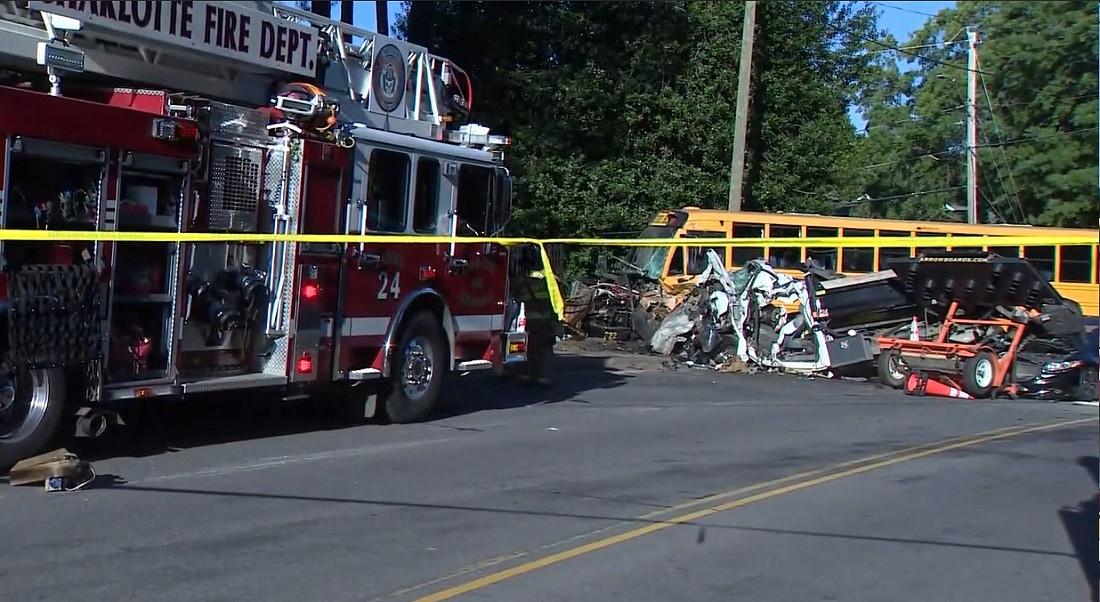 17 injured in NC School Bus and Dump Truck Crash | Firehouse