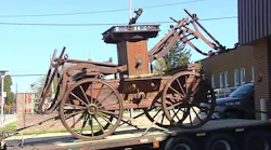 The Kutztown Fire Department has taken possession of their 1800s hand pumper after a long search.