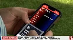 Two retired professional athletes have developed an app to give firefighters a way to access mental health services.