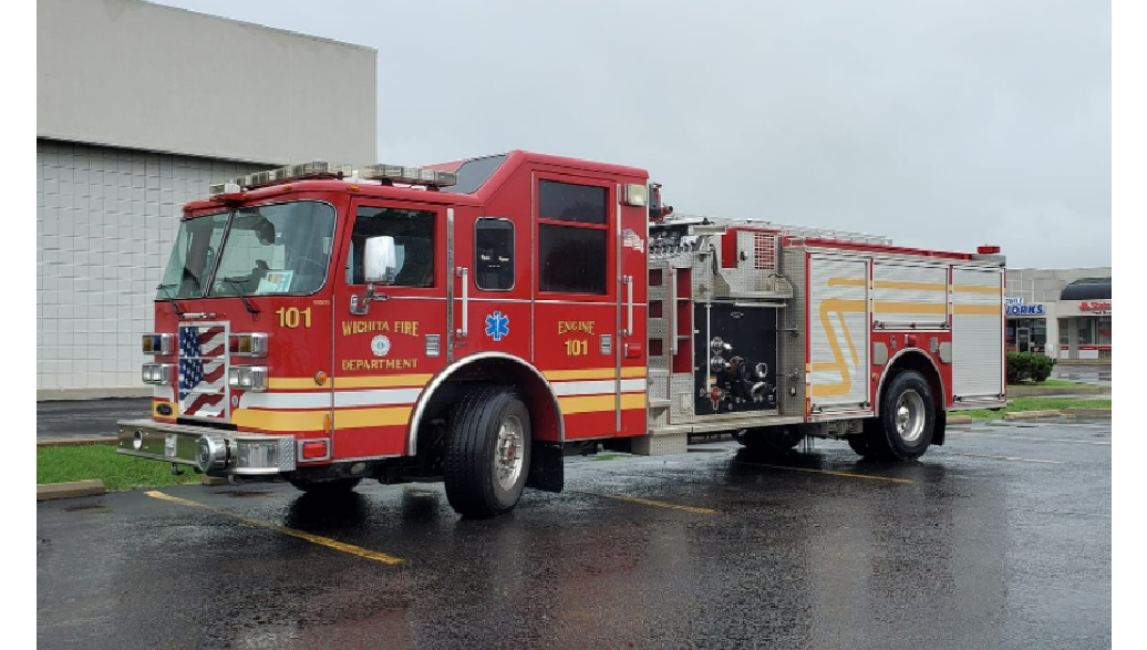 A Wichita firefighter is on administrative leave as the department conducts an investigation in texts messages.