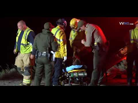 The victim could be heard shouting out in pain as he was placed onto a gurney and moved into an awaiting ambulance.
