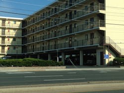 Many multifamily dwellings have multiple stairways. This building utilizes stairways both inside and outside of the building. When utilizing stairways, consider one for attack and one for ventilation. If only two stairs exist in the structure, one must be reserved for occupant/victim removal, and the other must be coordinated for suppression operations. It’s best to preplan which stairways will serve operational purposes. Many multifamily dwellings have multiple stairways. This building utilizes stairways both inside and outside of the building. When utilizing stairways, consider one for attack and one for ventilation. If only two stairs exist in the structure, one must be reserved for occupant/victim removal, and the other must be coordinated for suppression operations. It’s best to preplan which stairways will serve operational purposes.