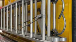 Unlike how many rural engine companies bed the 24-foot extension ladder first and the 14-foot roof ladder outside of that, a reverse configuration (shown) trims important seconds from the process of laddering the fire building.