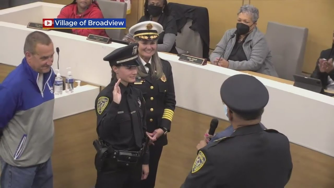 Mother, Daughter Serving Broadview IL Fire, Police Departments Firehouse