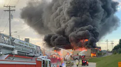 About 50 Omaha firefighters responded to the fire at the height of the incident.