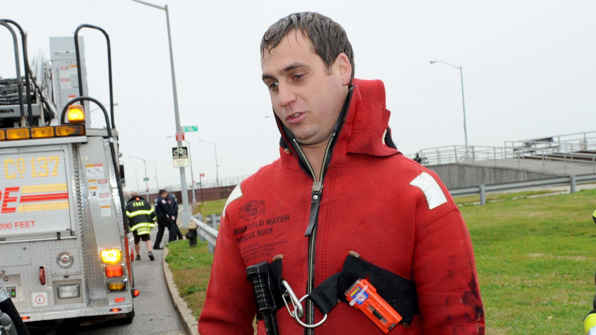 Firefighter Casey Skudin died when a tree limb fell on his vehicle while he was on vacation in Asheville, NC.