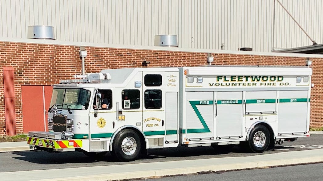 Delivery Fleetwood, PA, Heavy Rescue Firehouse