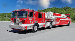 San Bernardino Tiller Kme Fire Apparatus