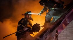 Departments that have battery-powered rotary saws might be well-served to evolve their rooftop ventilation training. The customary constraint to flat roofs of rotary saw use—considering the stability issues that could be caused by the torque of gasoline-powered models on a pitched roof—can be rethought because of the different rotational forces of battery-powered models. Departments that have battery-powered rotary saws might be well-served to evolve their rooftop ventilation training. The customary constraint to flat roofs of rotary saw use—considering the stability issues that could be caused by the torque of gasoline-powered models on a pitched roof—can be rethought because of the different rotational forces of battery-powered models.