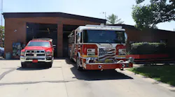 A firefighter backing a vehicle into Indianapolis Fire Station 11 saw the woman run into the firehouse and then tried to stop him before being injured.