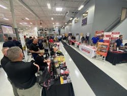 More than 20 fire service related vendors participated in the 17th Annual Illinois Fire Service Home Day, held at the Sprinkler Fitters Local 281 Training Center in Alsip, IL.