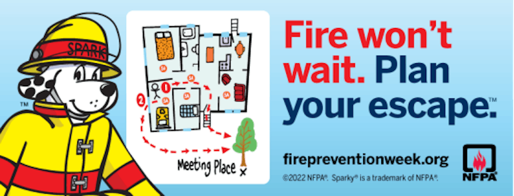 NFPA Announces “Fire Won’t Wait. Plan Your Escape” as Theme for Fire