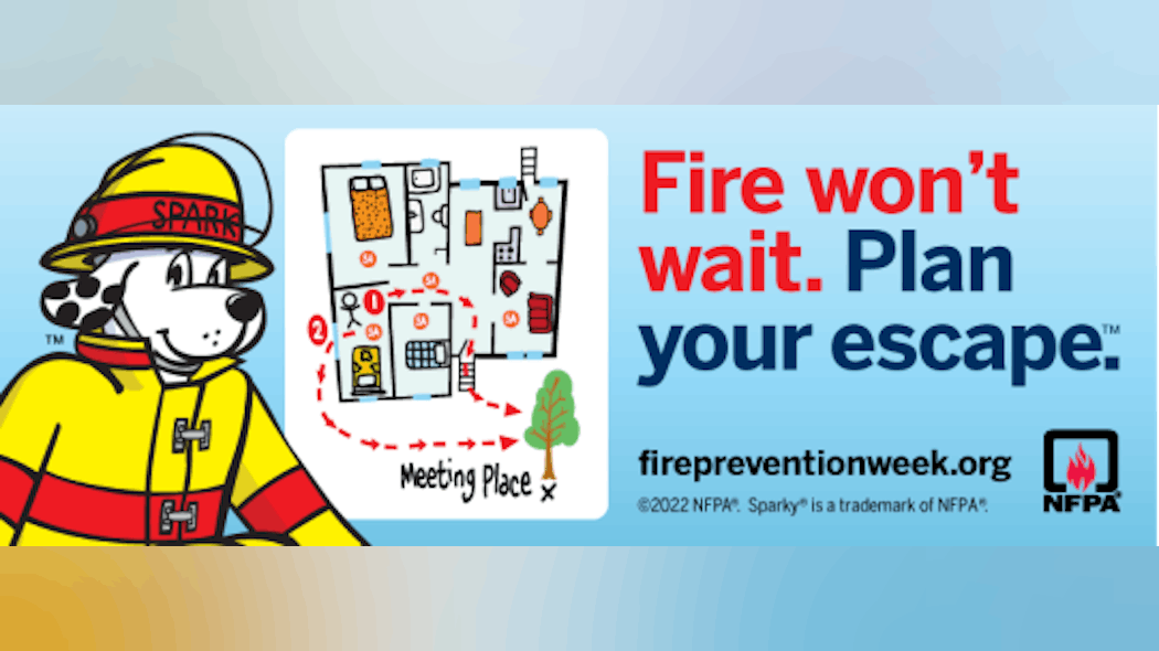 NFPA Announces “Fire Won’t Wait. Plan Your Escape” as Theme for Fire