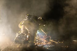 As training with battery-powered saws progresses, it might behoove departments to carry existing gasoline-powered models on apparatus along with their new battery-powered units, to ensure that a backup option always is on scene should members who still are getting up to speed with their new units encounter a circumstance that isn’t getting resolved via battery power. As training with battery-powered saws progresses, it might behoove departments to carry existing gasoline-powered models on apparatus along with their new battery-powered units, to ensure that a backup option always is on scene should members who still are getting up to speed with their new units encounter a circumstance that isn’t getting resolved via battery power.