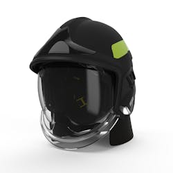 Msa Cairns Xf1 Fire Helmet Black