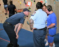 Children with intellectual challenges can present several issues to firefighters. The child may not like to be touched or they may not like loud noises to name a few. Another issue may be their fear of people (strangers) in uniform. These issues are compounded during an emergency, making rescue from a structure fire potentially more difficult. Children with intellectual challenges can present several issues to firefighters. The child may not like to be touched or they may not like loud noises to name a few. Another issue may be their fear of people (strangers) in uniform. These issues are compounded during an emergency, making rescue from a structure fire potentially more difficult.