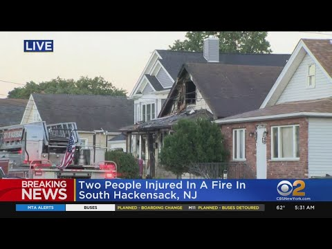 South Hackensack, NJ, Firefighters Rescue Two From House Fire Firehouse