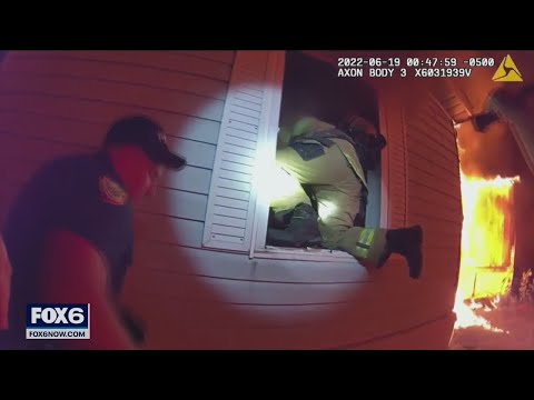 Body Camera Captures Heroic Rescue of Boy at West Allis WI Trailer Fire ...