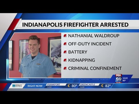 Indianapolis Fire Department firefighter Nathaniel Waldroup was