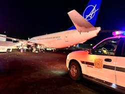 This EMS run involved an injured victim who was under the aircraft. Among the first items to handle on approach of an aircraft for any reason is to survey the scene for passengers who might have been ejected or escaped on their own. This EMS run involved an injured victim who was under the aircraft. Among the first items to handle on approach of an aircraft for any reason is to survey the scene for passengers who might have been ejected or escaped on their own.