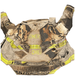 “I wore my full PPE, and it did its job,” SVFD Chief Jonathan Mackey says. “This diligence comes from practice,” he adds. “When you’re under intense stress, muscle memory takes over.” “I wore my full PPE, and it did its job,” SVFD Chief Jonathan Mackey says. “This diligence comes from practice,” he adds. “When you’re under intense stress, muscle memory takes over.”