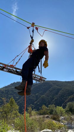Low-angle rope rescue operations (LARRO), Rescue Systems 1 (RS1) and Rope Rescue Technician (RRT) are included among the training for members of the Rincon, CA, Fire Department&rsquo;s (RFD) REMS team.