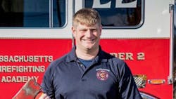 Easthampton firefighter Nicholas Tillman. Easthampton firefighter Nicholas Tillman.