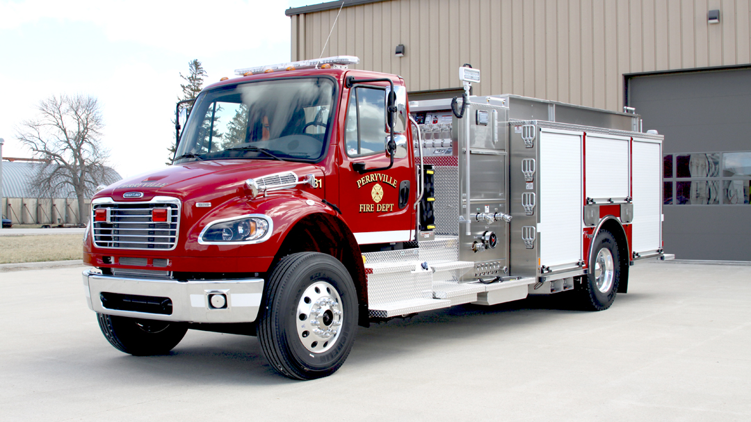 Perryville, KY TopMount Pumper Built by Toyne Fire Apparatus Firehouse