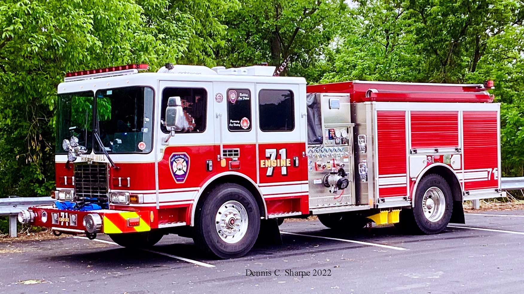 Red Hill, PA, Pumper built by HME Ahrens Fox Firehouse