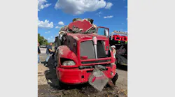Anderson Fire Tanker Truck Crash