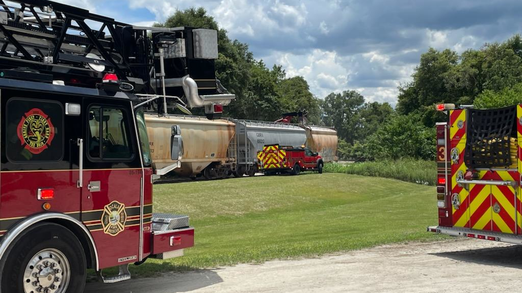 Ocala Fire Rescue spokesperson Ashley Lopez said firefighters ensured the power was off before they began the rescue effort.