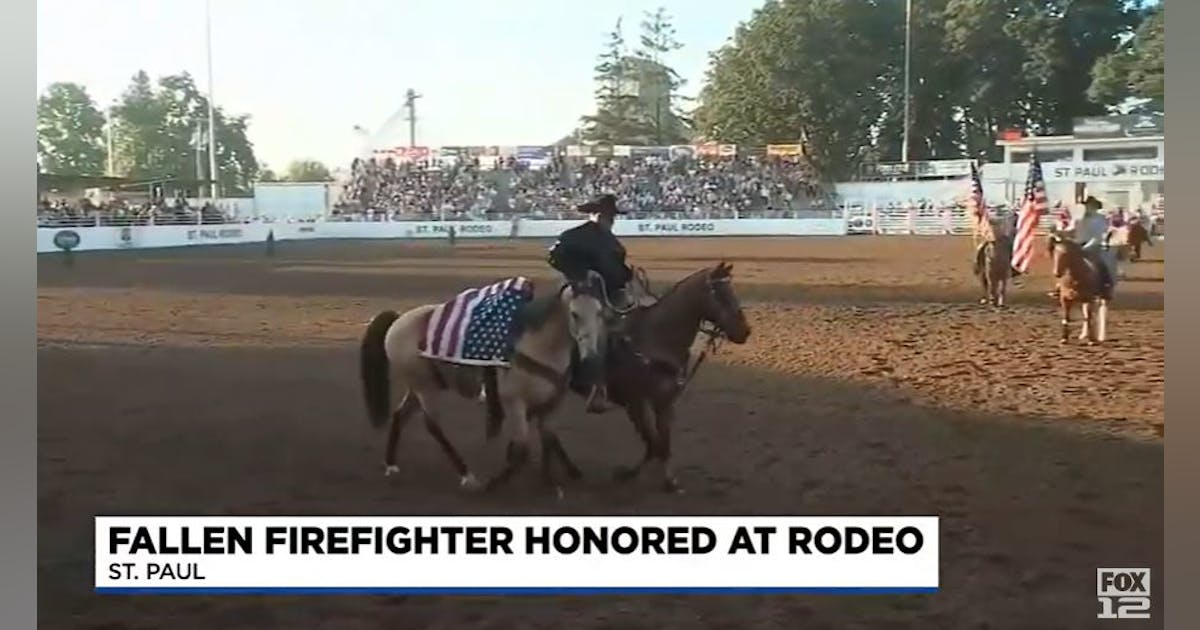 St. Paul OR Rodeo Honors Firefighter Austin Smith Killed in Barn Fire ...