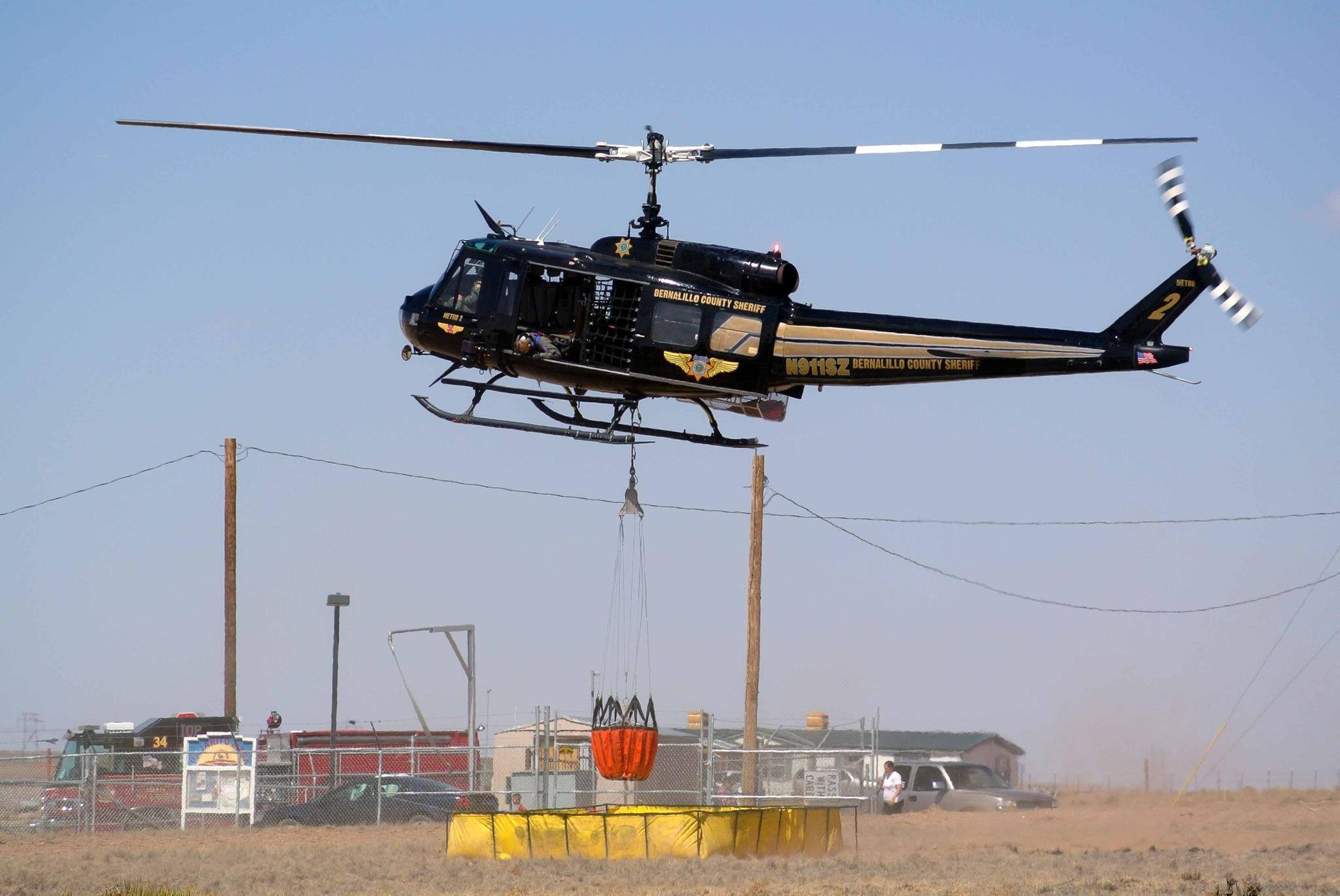 The Metro 2 helicopter from the Bernalillo County Sheriff's Office was returning from a mission at the East Mesa Fire when it crashed near Las Vegas, NM.