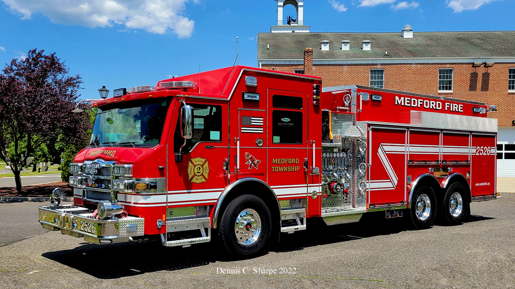 Taunton Fire Medford Twp., NJ, Pumper/Tanker Built by Pierce Firehouse