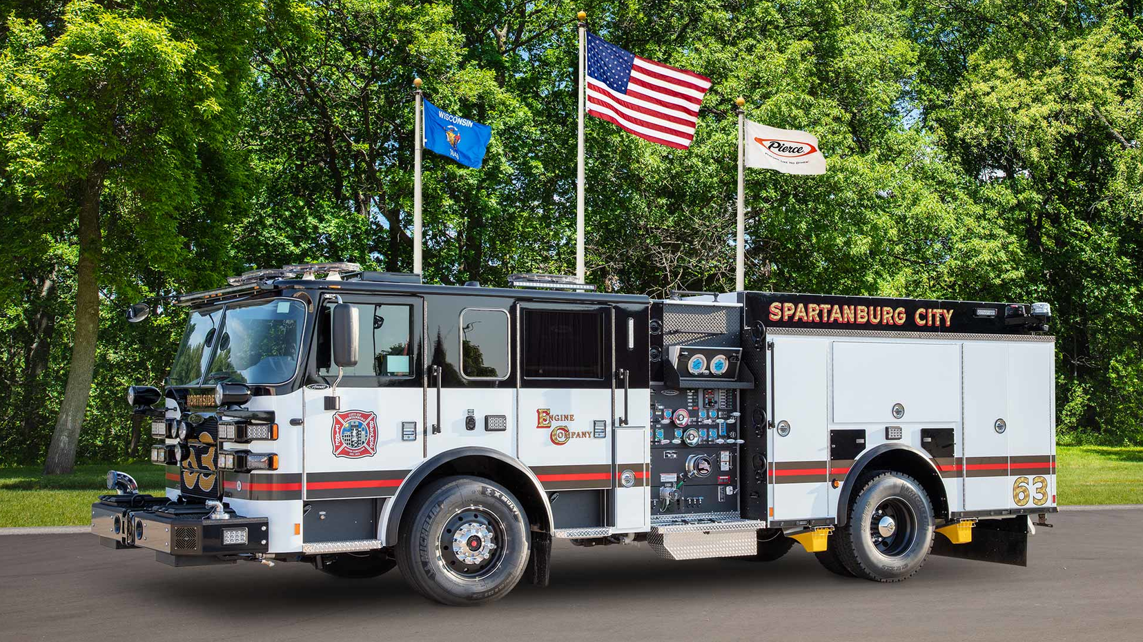 Spartansburg Fire Pumper By Pierce Mfg 630e28a8e7255