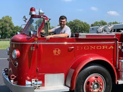 The Fire Apparatus Manufacturers&rsquo; Association (FAMA) awarded a scholarship to University of Maryland student Elliot M. Paisner II