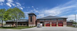 Elk Grove Village, IL, Fire Station 8 won the 2019 Station Design Silver Award.