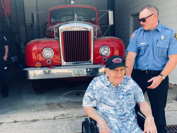 Former OK Assistant Chief Recalls Career During Station Visit Firehouse