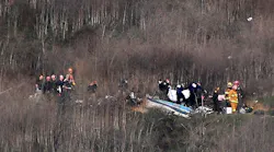 This is the scene of the 2020 helicopter crash that claimed the lives of Kobe Bryant, his daughter and others.