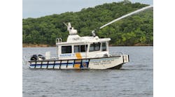 Lake Assault Boats, part of Fraser Shipyards and a leading manufacturer of purpose-built, mission-specific fire and rescue boats, placed this 31-foot fireboat into service on Lake of the Ozarks with the Osage Beach Fire Protection District in Missouri.
