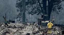 Residents are blaming a power company for the destructive fire.