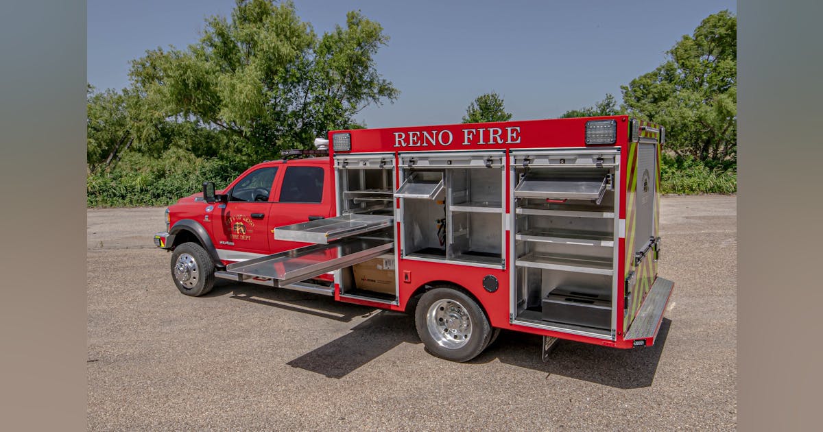 Reno NV Fire Dept. Rescue Truck Built by Skeeter Brush Trucks