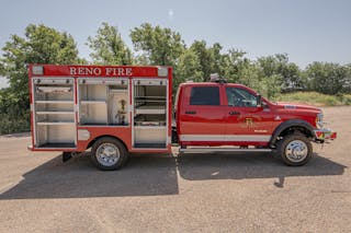 Reno NV Fire Dept. Rescue Truck Built by Skeeter Brush Trucks