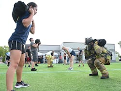 St. Paul firefighters do the &apos;Tommy.&apos;