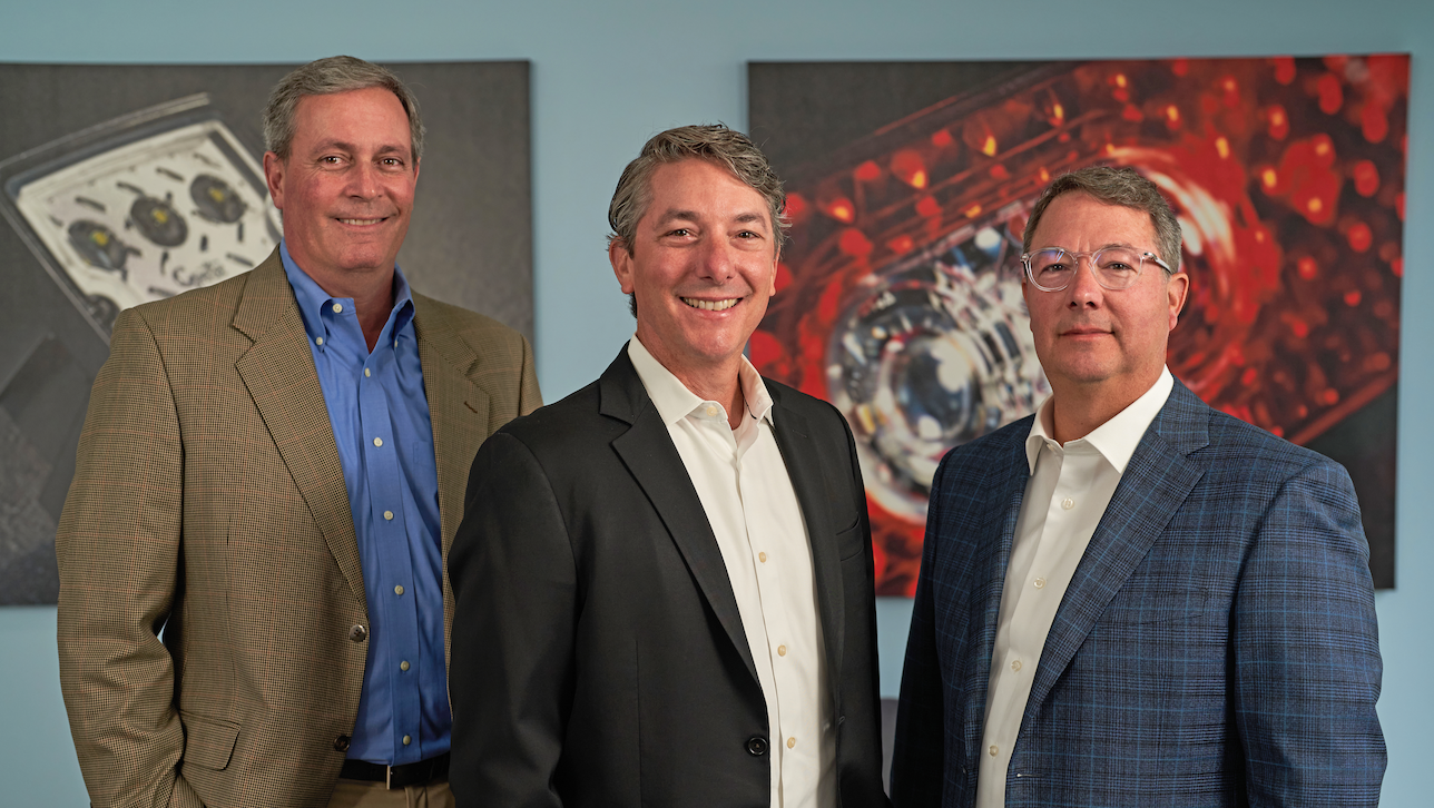 Mike Grote (left) continues in his role as General Manager, Asia, John Grote (center) has been appointed COO and Dominic Grote will continue as CEO and President.