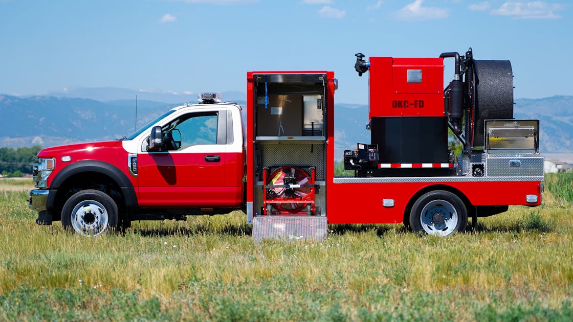 Oklahoma City Fire Department Ventilation Unit Built by SVI Trucks