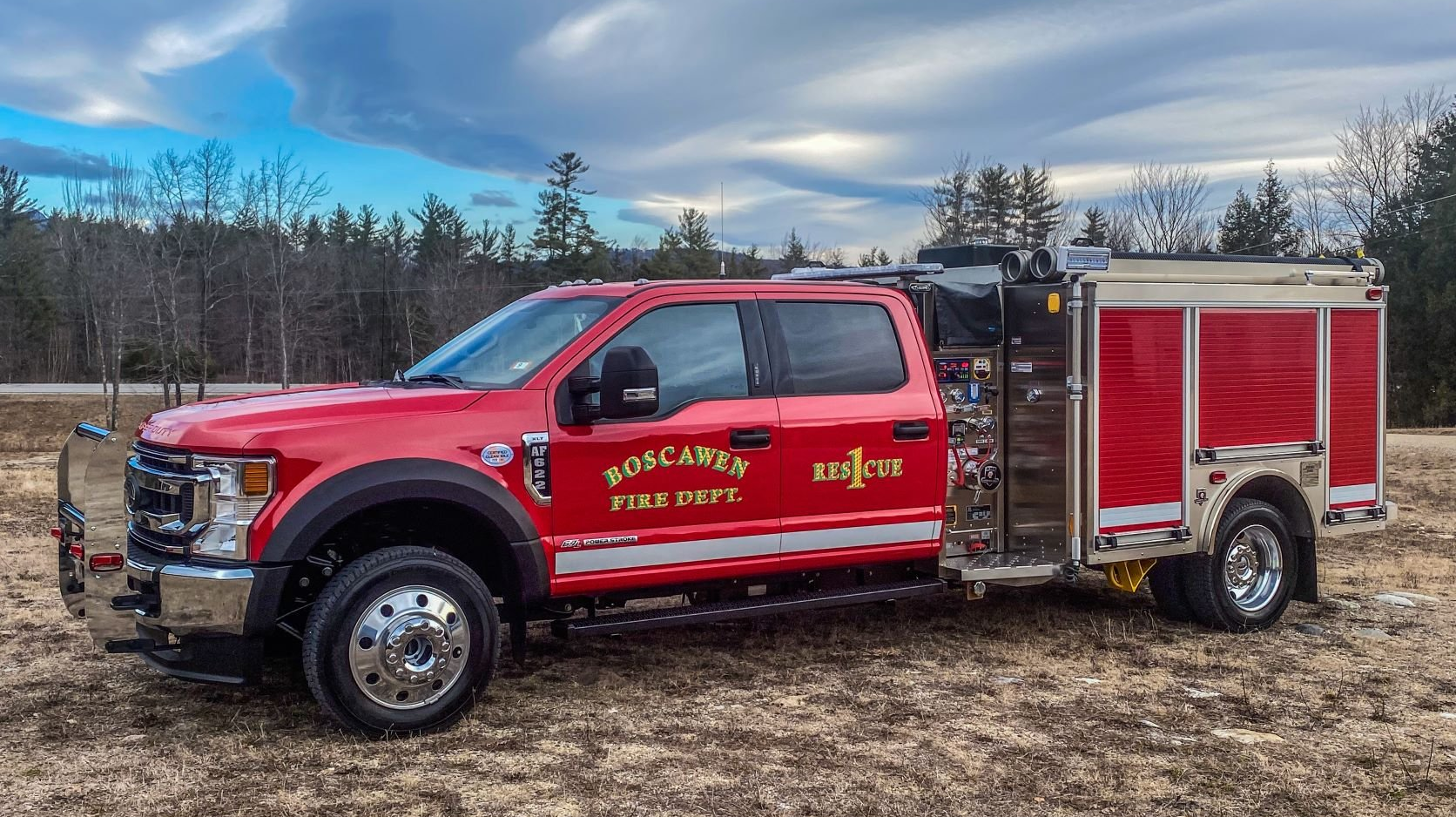 Boscawen, NH, Fire Dept. MiniPumper Built by HME Firehouse