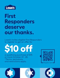 Lowe&apos;s First Responder Discount